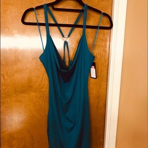 Sexy turquoise dress